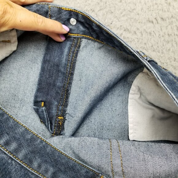 Michael Kors Jeans Womens 14 Blue Stretch Dark Wash Mid Rise Bootcut - Picture 11 of 16